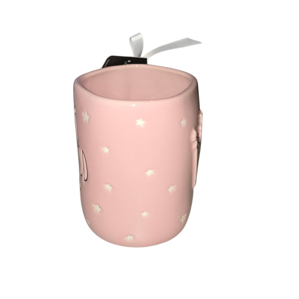 Rae Dunn Wizard of Oz 85th Anniversary Glinda the Good Witch Pink Star Crown Mug - Picture 3 of 5